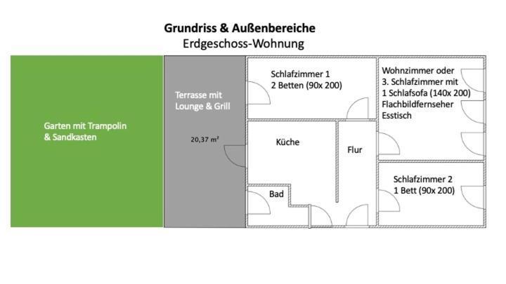 Zentral & Ruhig, Ideal Fuer Home Office Mit Garten Ена Экстерьер фото